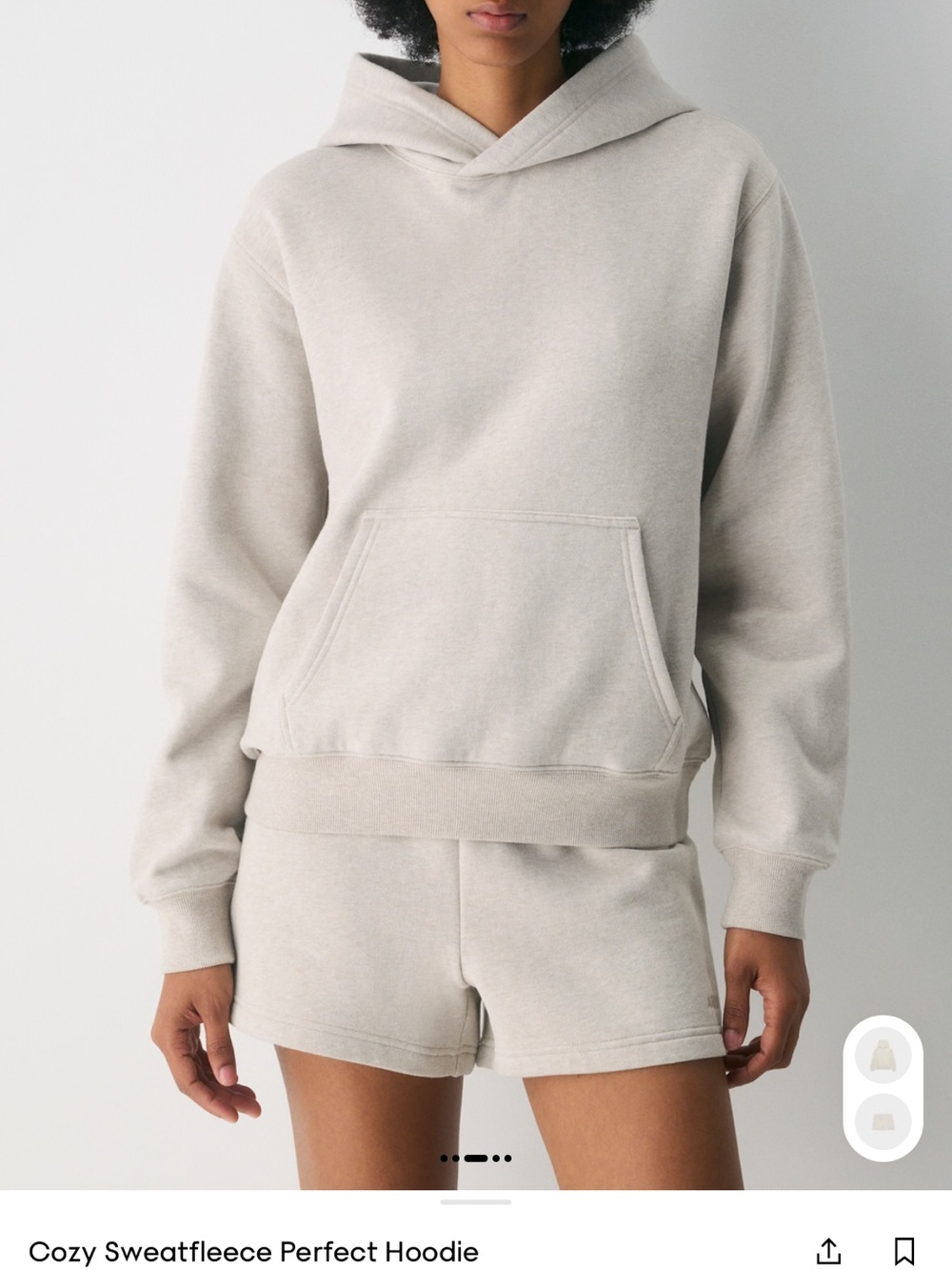 Cozy Sweatfleece Perfect Hoodie - Tan